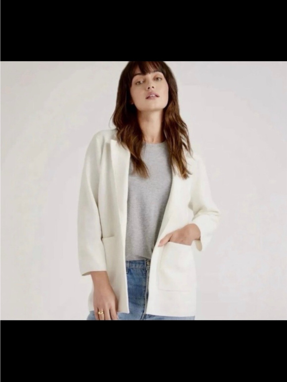 J. Crew 365 Sophie Open-Front Blazer Jacket/Cardigan xxxs